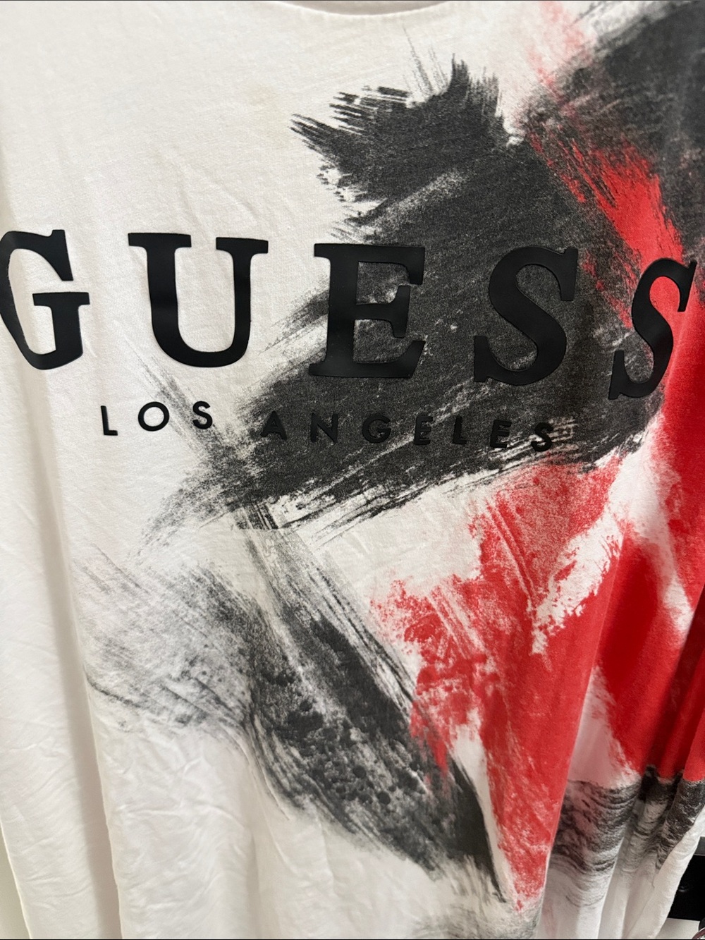 GUESS LOS ANGELES URBAN PRINT TEE SHIRT
MEN’S  3XL